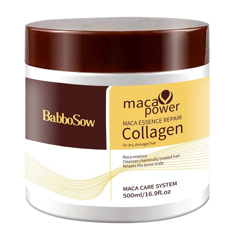 Moisturizing Collagen Hair Mask Hydrating Soft Nourishment Cream Deep Cleansing Hair Care Essential Oil 2 Moisturizing Collagen Hair Mask Hydrating Soft Nourishment Cream Deep Cleansing Hair Care Essential Oil - Image 2