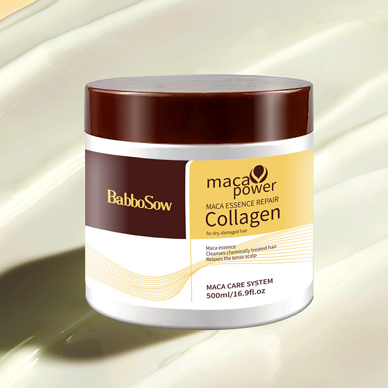 Moisturizing Collagen Hair Mask Hydrating Soft Nourishment Cream Deep Cleansing Hair Care Essential Oil 1 Moisturizing Collagen Hair Mask Hydrating Soft Nourishment Cream Deep Cleansing Hair Care Essential Oil